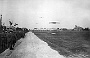 Festa dell'Aviazione (Nastro Azzurro) al Campo Marte di Padova.Sfilano gli apparecchi da bombardamento,1918.(foto di Marzocchi Luigi) (Adriano Danieli)